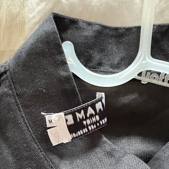 Frame Women’s Black Linen Jacket with Tie Cuffs, M, NWT - Picture 4 of 9